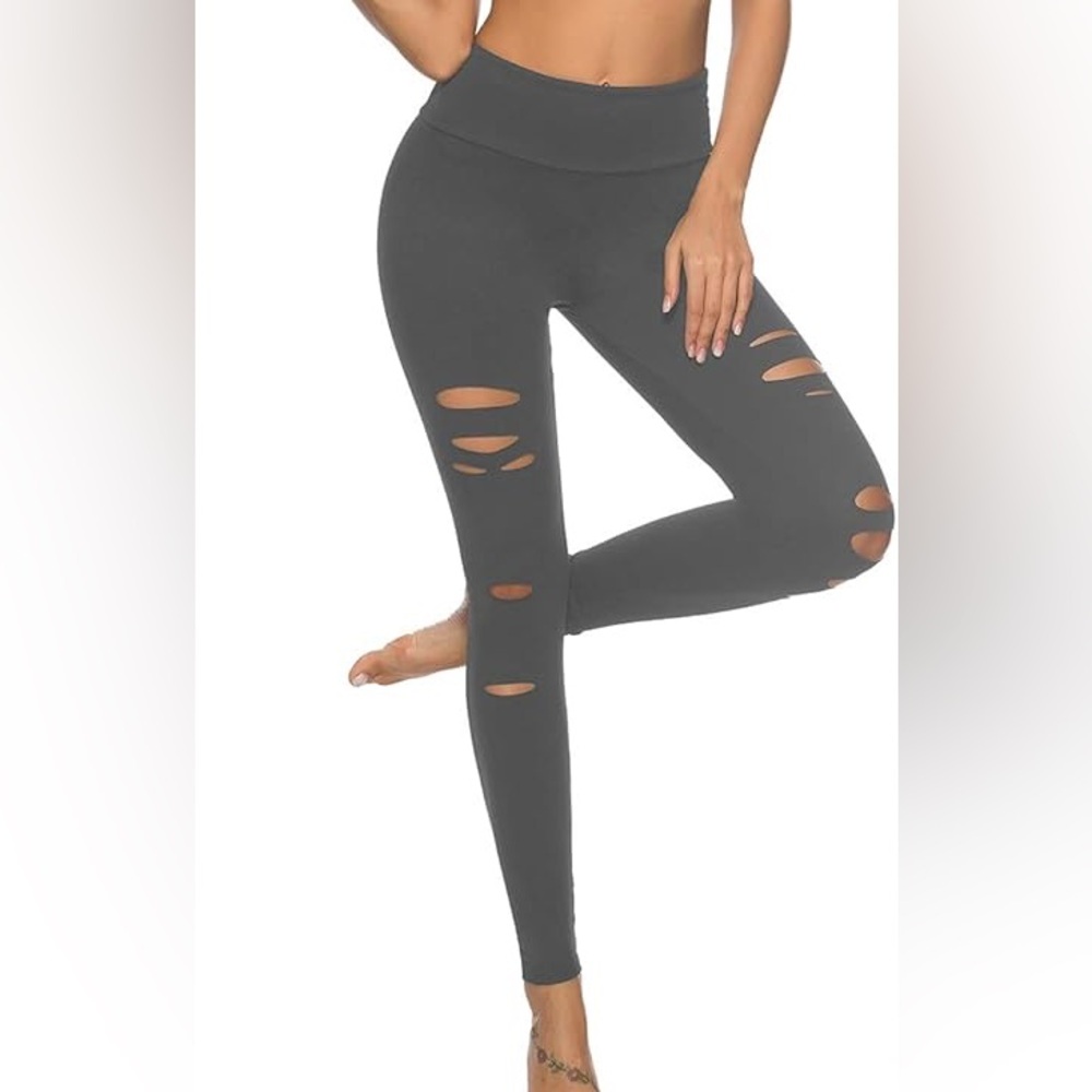 Destroyed Stretch Leggings